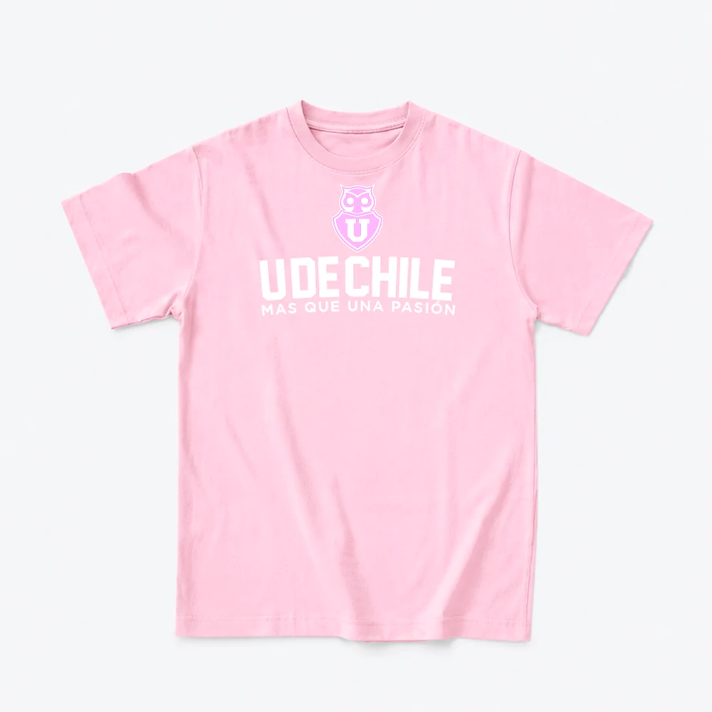 Polera Rosada - U DE CHILE "Más que una pasión"