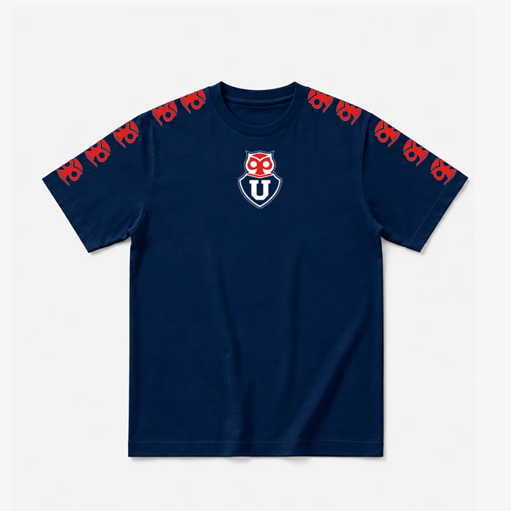 Polera Azul Chunchos mangas
